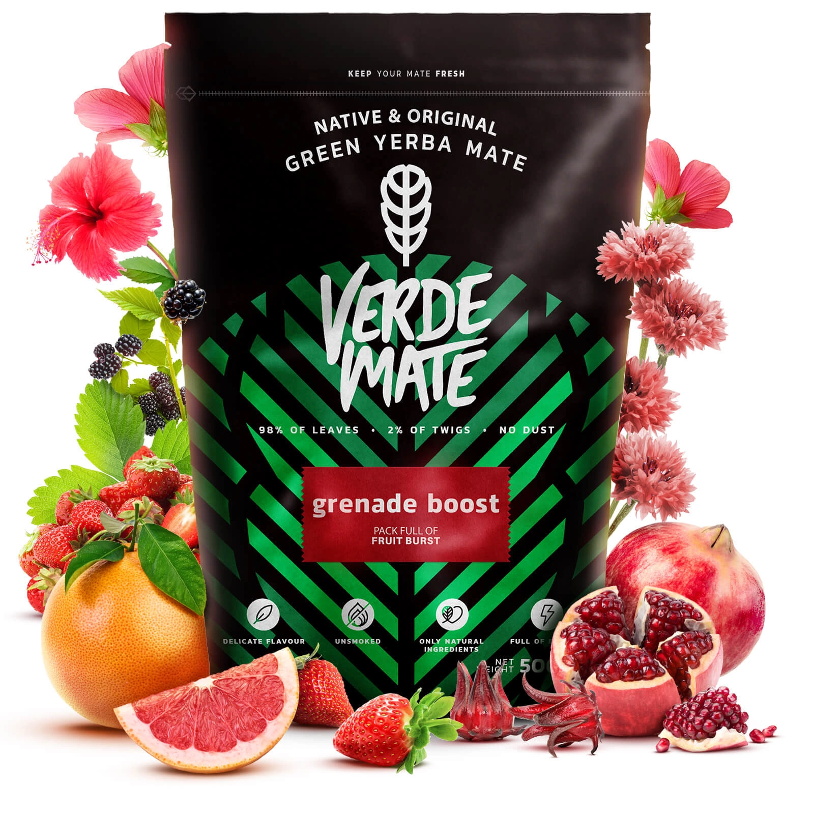 Verde Mate Green Grenade Boost - Opakowanie