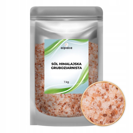 SÓL HIMALAJSKA GRUBOZIARNISTA 1kg GRUBA RÓŻOWA