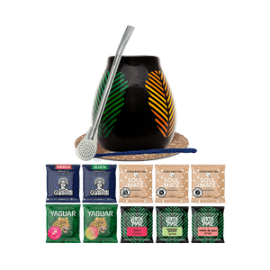 Zestaw startowy  Yerba Mate Tykwa Bombilla 10x50g 0,5kg