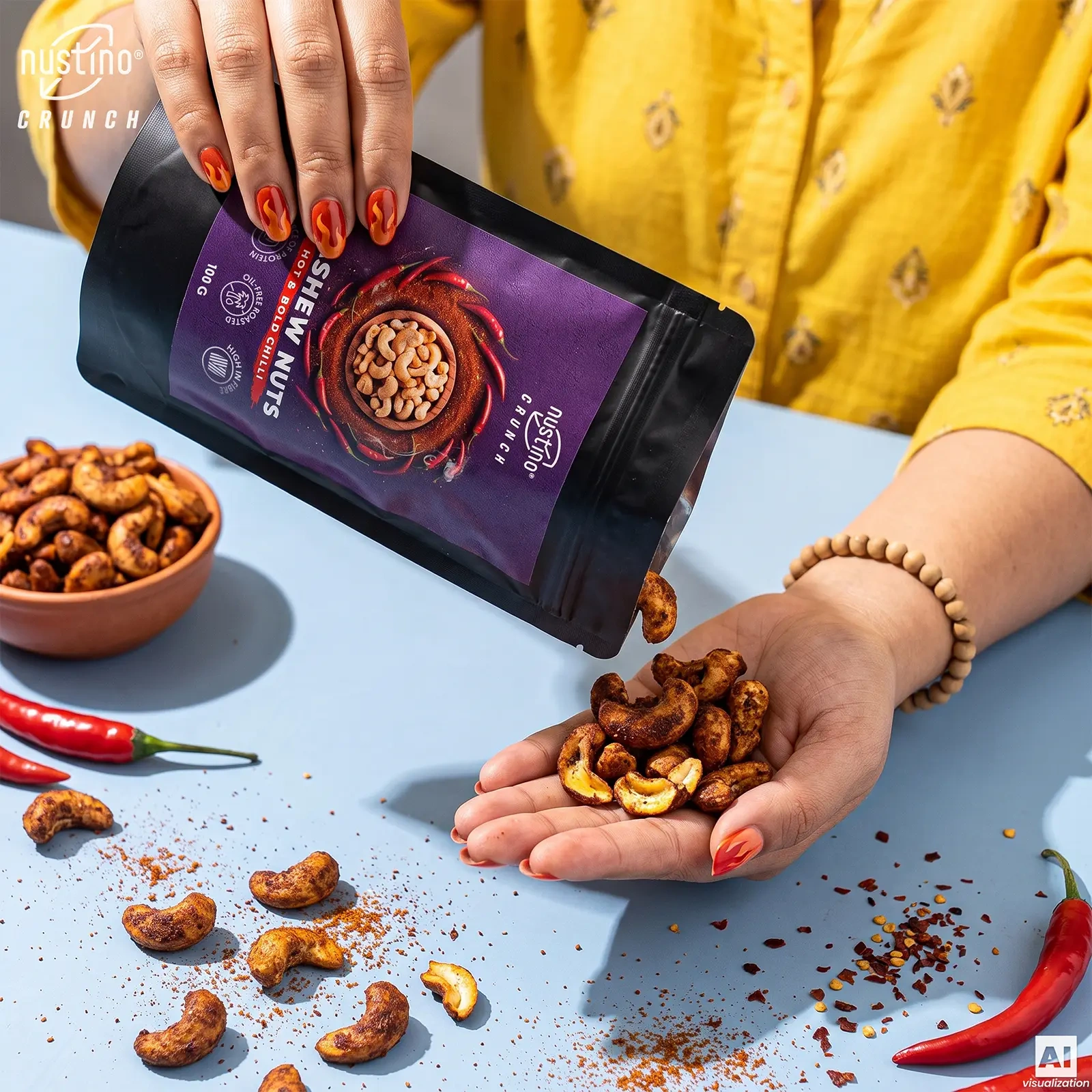 Nustino Crunch Hot & Bold Chilli