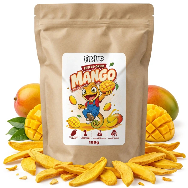 FiloLilo – Mango liofilizowane (plastry) 100 g