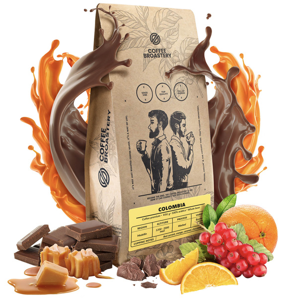 Bro Coffee Roastery - Kawa ziarnista Colombia Medellin Premium 400 g