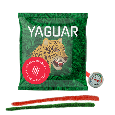 Termometr analogowy etui + czyściki + Yerba Mate 50g