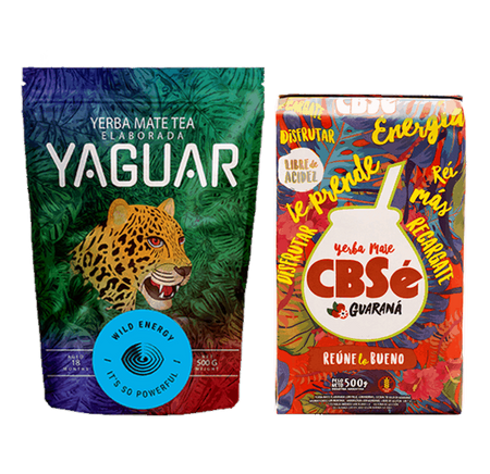 Yerba Mate CBSe Energia + Yaguar Wild 2x500g 1kg