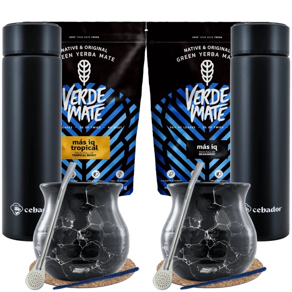 Zestaw Yerba Verde Mate Termos dla dwojga 1kg