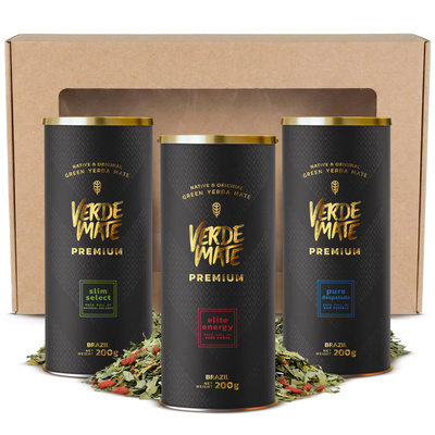 Zestaw prezentowy Yerba Mate: Verde Mate Premium 3x200g 0,6kg