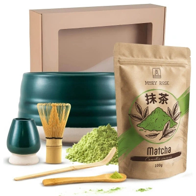 Zestaw Prezentowy do parzenia herbaty matcha