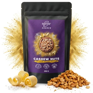 Nustino Crunch – prażone orzechy nerkowca – Golden Salted Butter 200 g