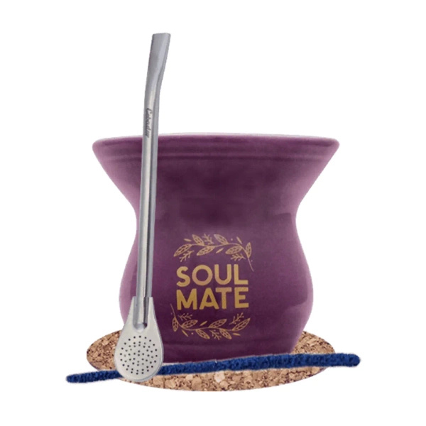 Zestaw Tykwa Pepita do Yerba Mate Bombilla 