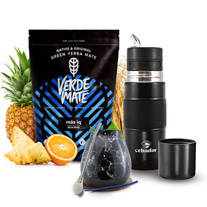 Zestaw Yerba Mate Verde Mate Mas IQ 500g 0,5kg Yerbomos + Tykwa + Bombilla