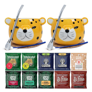 ZESTAW dla Dwojga Yerba Mate Tykwa Bombilla 10x50g