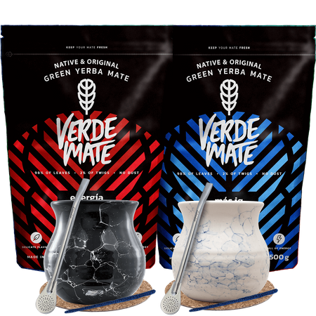 Zestaw Yerba Mate dla dwojga Bombilla Matero 1000g
