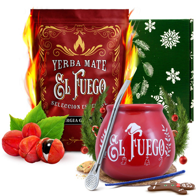 Zimowy Zestaw Prezentowy Yerba Mate El Fuego Energia 0,5kg