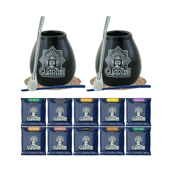 Zestaw dla Dwojga Yerba Mate Matero Bombilla 10x50