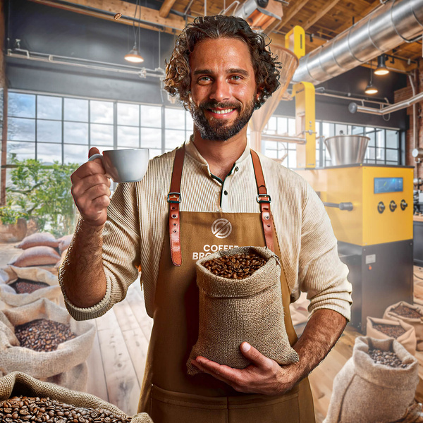 Bro Coffee Roastery - Kawa ziarnista Amico dall'Italia Espresso Roast 1 kg