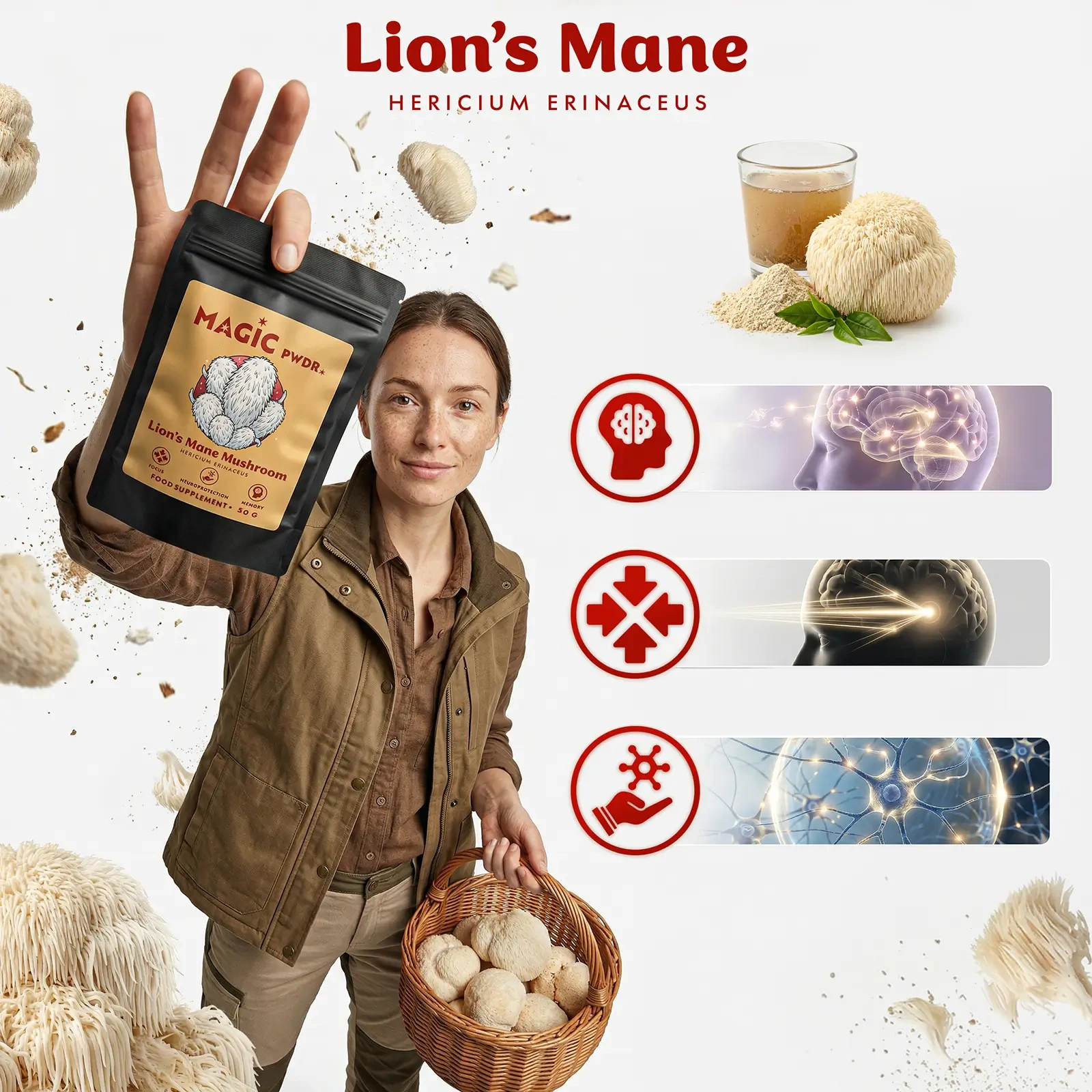 Magic Pwdr Lion's Mane