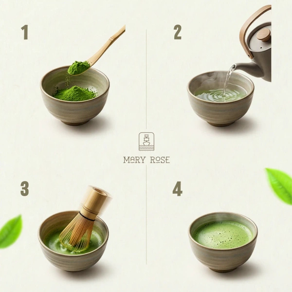 Mary Rose – Japońska Herbata Zielona Matcha Tenno (BIO) Ceremonialna 50 g