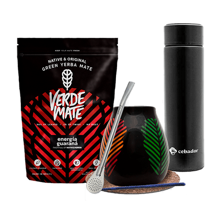 Zestaw Yerba Verde Mate Green 500g Tykwa Termos