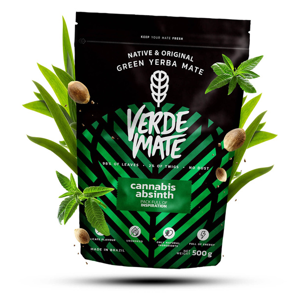 Zestaw prezentowy Yerba Mate Verde Mate Cannabis 0,5kg