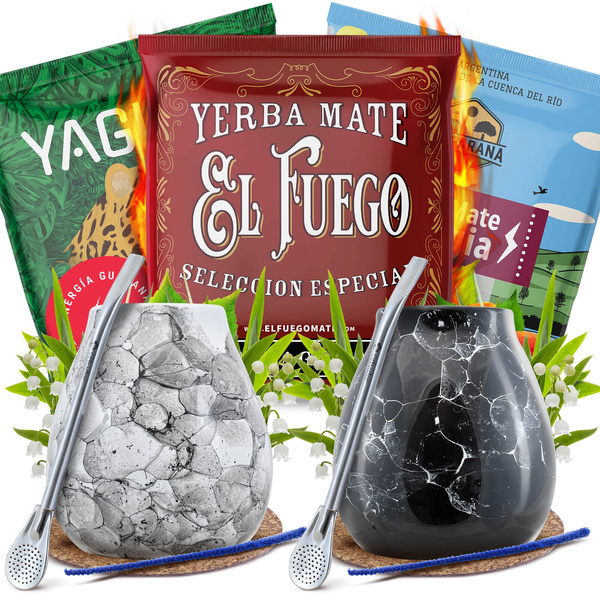 Zestaw Yerba Mate Energia DLA DWOJGA Matero Bombilla 