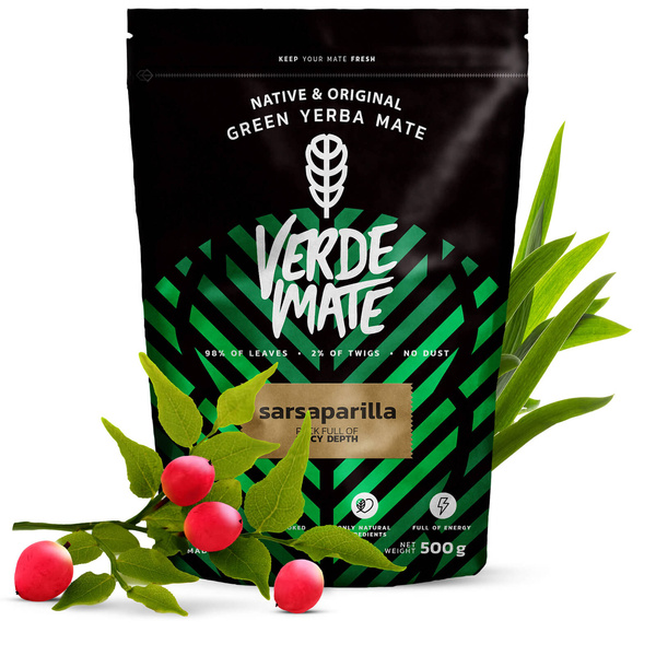 Zestaw prezentowy Yerba Mate Verde Mate Sarsaparilla 0,5kg