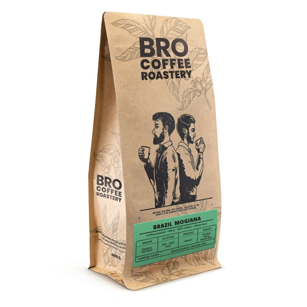 Bro Coffee Roastery – Kawa ziarnista Brazil Mogiana Premium 400 g