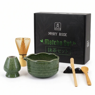 Zestaw prezentowy: akcesoria do parzenia herbaty matcha