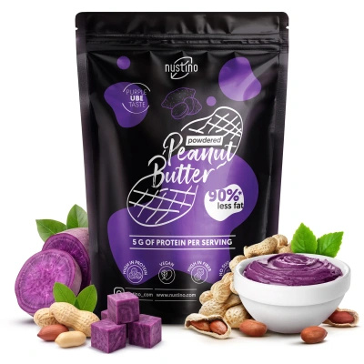 Nustino – Masło Orzechowe w Proszku – Ube (bez dodatku cukru) 400 g