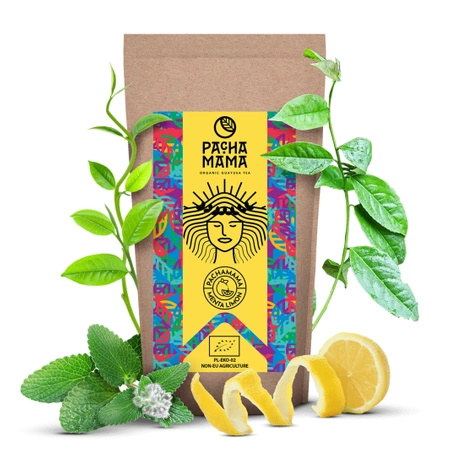 Guayusa Pachamama Menta Limón – ekologiczna z miętą i cytryną – 100g