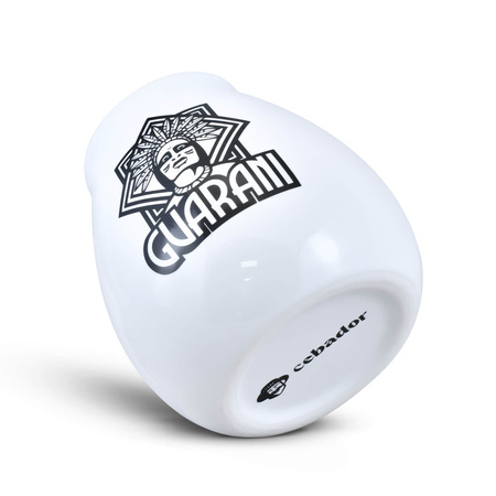 Tykwa Ceramiczna biała z logo Guarani - 350ml