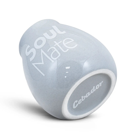 Tykwa Ceramiczna szara z logo Soul Mate - 350 ml