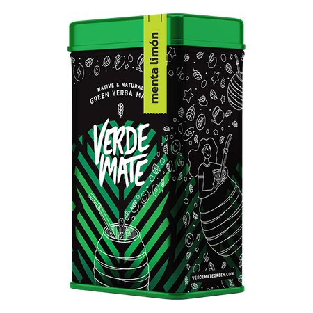 Yerbera – Puszka + Verde Mate Green Menta Limon 0,5kg 
