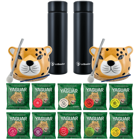 Zestaw Yerba Mate Termos bombilla dla dwojga 500g